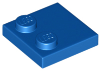 Tile, Modified 2 x 2 with Studs on Edge, 33909 Blue N