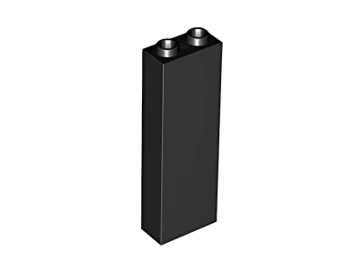 Деталь Lego Brick 1 x 2 x 5 - Blocked Open Studs or Hollow Studs 2454 Black U