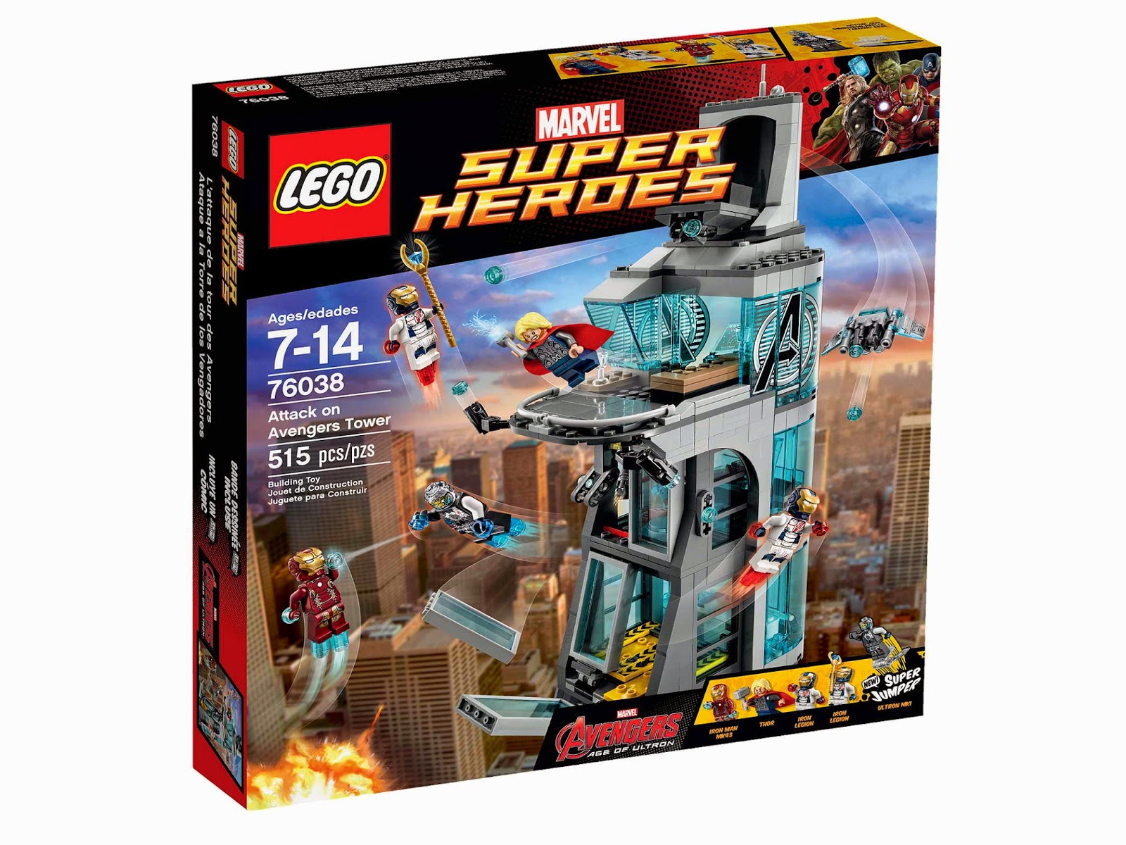 Конструктор LEGO Marvel Super Heroes 76038 Нападение на Башню Мстителей в  магазине Shop-device