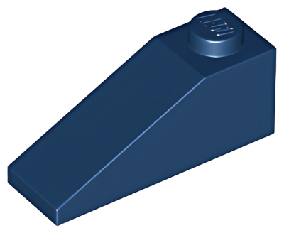 Деталь LEGO Lego Slope 33 3 x 1 4286  Dark Blue U