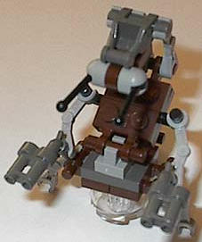 Минифигурка Lego Star Wars Droideka (Destroyer Droid) - Brown, Light Gray, and Dark Gray sw0063