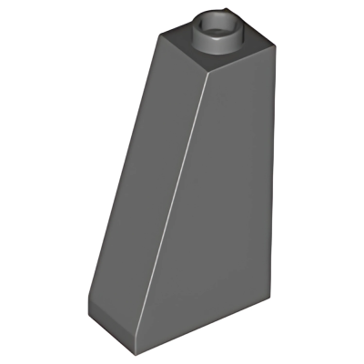 Деталь LEGO Lego Slope 75 2 x 1 x 3 - Hollow Stud 4460b Dark Bluish Gray U