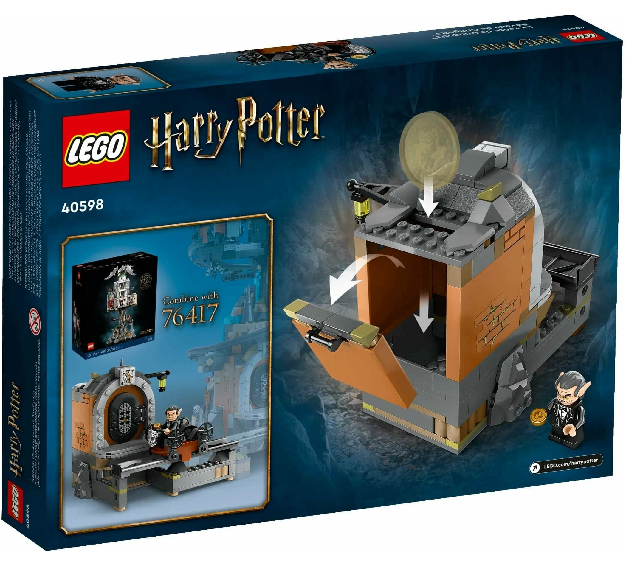 Картинка конструктор lego 40598 <b>harry</b> <b>potter</b> хранилище <b>гринготтс</b>.