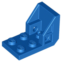 Bracket 3 x 2 - 2 x 2 Inverted (Space Seat), 4598 Blue N
