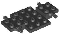 Vehicle, Base 4 x 7 x 2/3, 2441 Black U