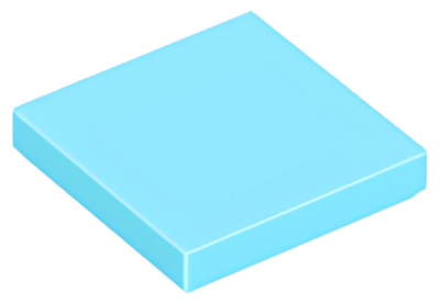 Деталь LEGO Tile 2 x 2 with Groove 3068b (1136, 63327, 78814, 88409) Medium Azure U
