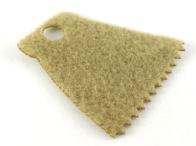 Minifigure Cape Cloth, Wide Shoulders, 14 Short Points, 1 Fuzzy Side, 57994 Dark Tan U