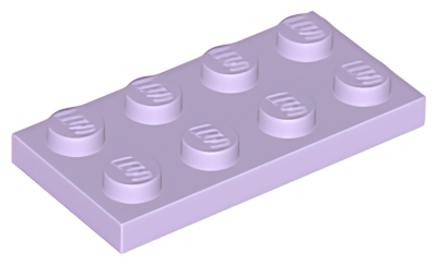 Деталь LEGO Plate 2 x 4 3020 Lavender U