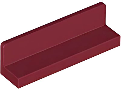 Деталь LEGO  Lego Panel 1 x 4 x 1 30413 (15207, 35255, 43337) Dark Red U