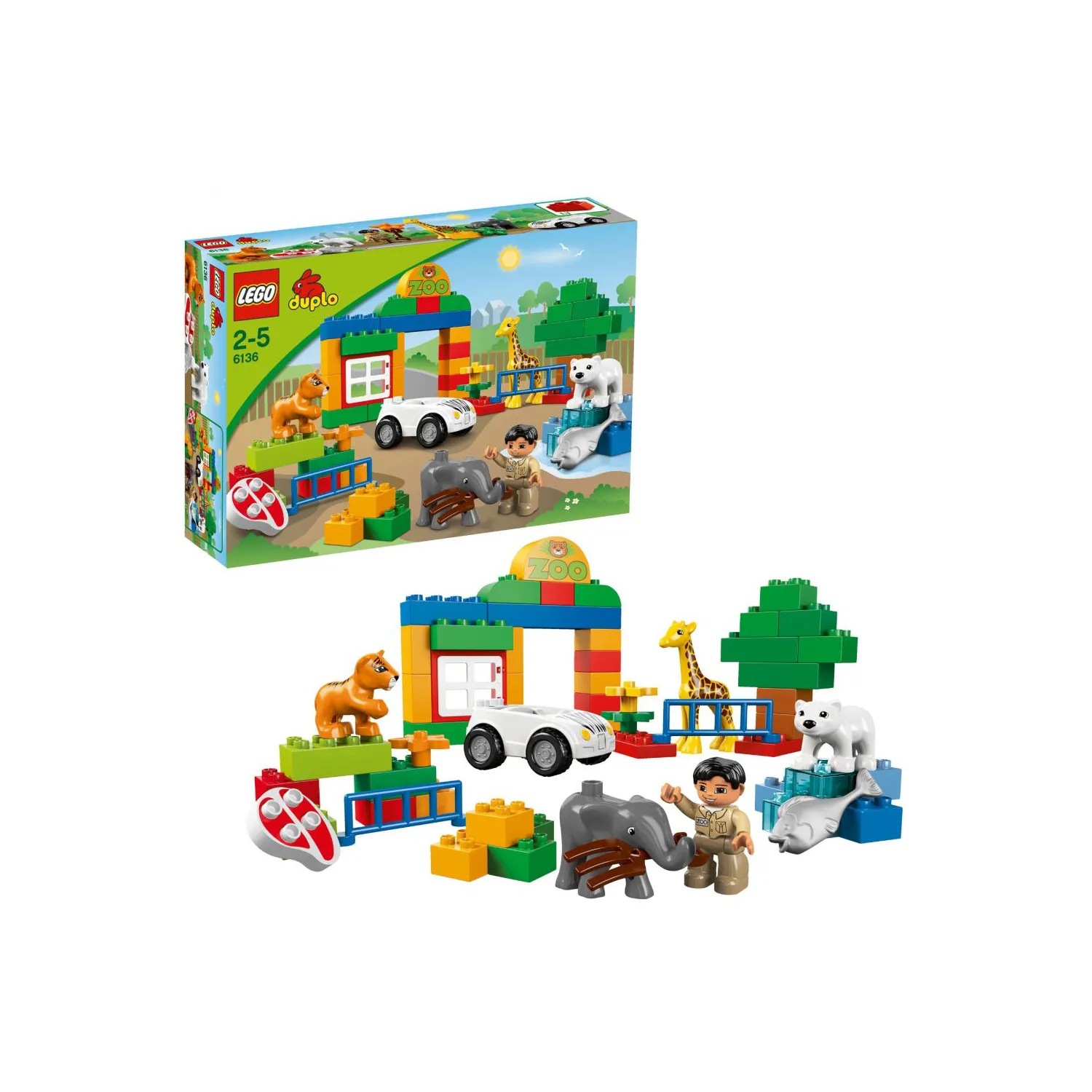 Конструктор LEGO DUPLO 6136 Мой первый зоопарк в магазине Shop-device