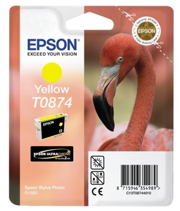 Картридж Epson T0874 Yellow C13T08744010