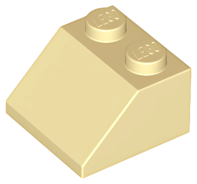 Деталь LEGO Lego Slope 45 2 x 2 3039 (6227, 35277, 63341) Tan U