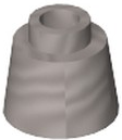 Cone 1 1/6 x 1 1/6 x 2/3 (Fez), 85975 Flat Silver N