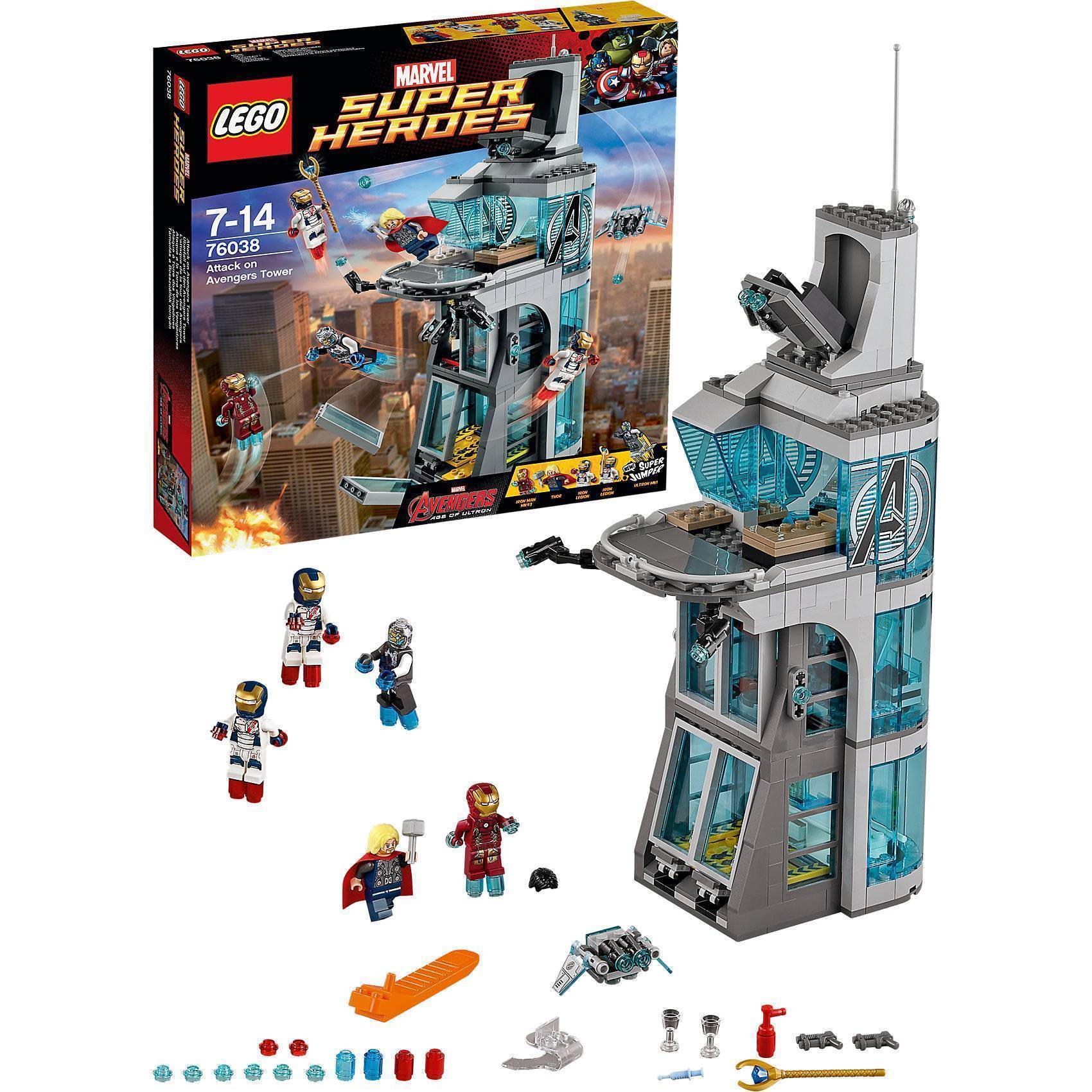 Конструктор LEGO Marvel Super Heroes 76038 Нападение на Башню Мстителей в  магазине Shop-device