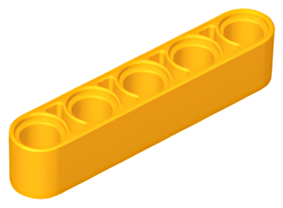 Деталь LEGO Technic, Liftarm Thick 1 x 5 32316 Bright Light Orange N