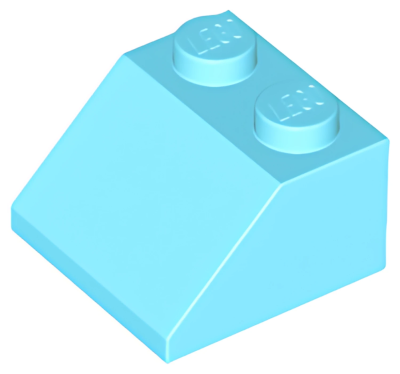 Деталь LEGO Lego Slope 45 2 x 2 3039 (6227, 35277, 63341) Medium Azure U