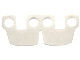 Minifigure Armor Kama Cloth, 74664 White U