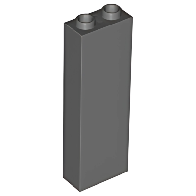 Деталь Lego Brick 1 x 2 x 5 - Blocked Open Studs or Hollow Studs 2454 Dark Bluish Gray U