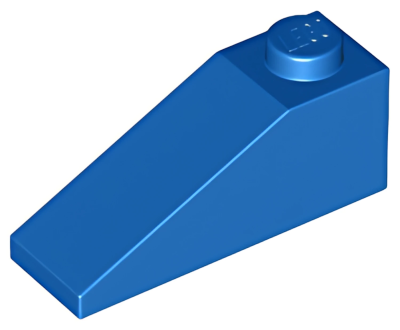 Деталь LEGO Lego Slope 33 3 x 1 4286  Blue U