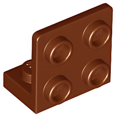 Деталь Lego Скоба Bracket 1 x 2 - 2 x 2 Inverted 99207  Reddish Brown N