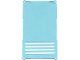 Glass for Window 1 x 4 x 6 with 4 White Stripes Pattern (Sticker) - Sets 7498 / 7744 / 60047 / 60130, 57895pb006  