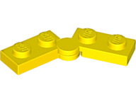 Hinge Plate 1 x 4 Swivel (2429 / 2430), 2429c01 Yellow U