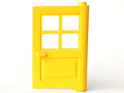 Door 1 x 4 x 5 with 4 Panes, 3861
