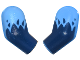 Arm, (Matching Left and Right) Pair with Dark Blue Feathers Pattern, 981982pb350