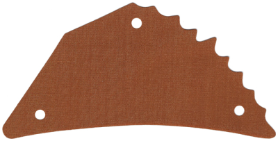 Cloth Sail Triangular with Tattered Edge (Ewok Glider Wing), 86297 Dark Orange U