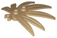 Plant Leaves 6 x 5 Swordleaf with Open O Clip Thick, 10884 Dark Tan U