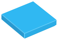 Tile 2 x 2, 3068 Dark Azure N
