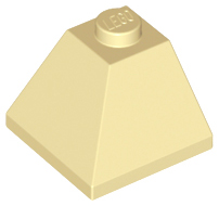 Slope 45 2 x 2 Double Convex Corner, 3045 Tan N