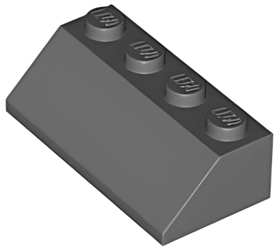 Деталь LEGO Lego Slope 45 2 x 4 3037 Dark Bluish Gray U