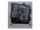 Slope, Curved 2 x 2 x 2/3 with Dark Bluish Gray Electric Panel, Red and Blue Wires Pattern (Sticker) - Set 76113, 15068pb165  