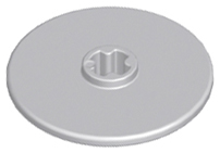 Technic, Disk 3 x 3, 2723 Light Bluish Gray U
