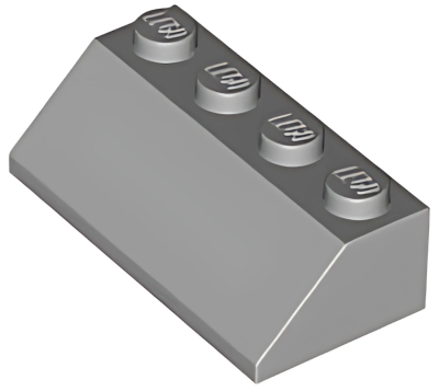 Деталь LEGO Lego Slope 45 2 x 4 3037 Light Bluish Gray U