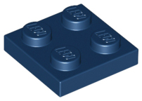 Plate 2 x 2, 3022 Dark Blue N