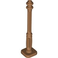 Support 2 x 2 x 7 Lamp Post, 4 Base Flutes, 11062 Medium Nougat N