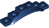Vehicle, Mudguard 1 1/2 x 6 x 1 with Arch, 62361 Dark Blue U