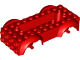 Vehicle, Base 5 x 10 x 2 1/2 with Mudguards and 2 x 6 Recessed Center with 3 Holes with (Same Color) Wheels Holders Attached, 11650c01  