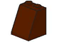 Slope 65 2 x 2 x 2 with Bottom Tube, 3678b Brown U