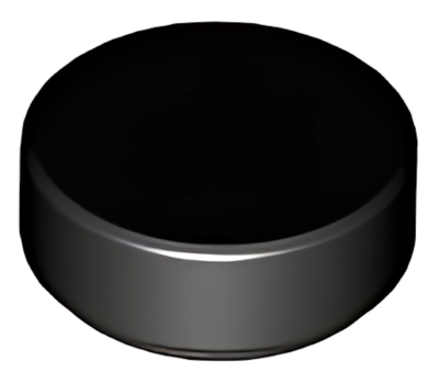 Деталь LEGO Tile, Round 1 x 1 98138 Black U