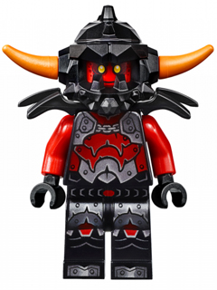 Минифигурка Lego Nexo Knights Ash Attacker - Orange Horns nex005