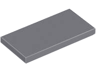 Tile 2 x 4, 87079 Dark Bluish Gray N