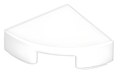 Деталь LEGO Lego Tile, Round 1 x 1 Quarter 25269 (6172366) White U