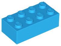 Brick 2 x 4, 3001 Dark Azure N