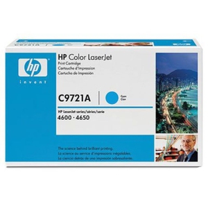 Картридж HP C9721A Cyan голубой