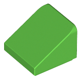Slope 30 1 x 1 x 2/3, 54200 Bright Green U