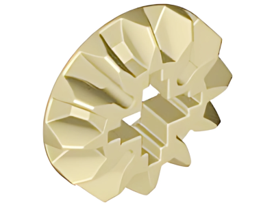 Деталь LEGO Technic, Gear 12 Tooth Bevel 6589 Tan U