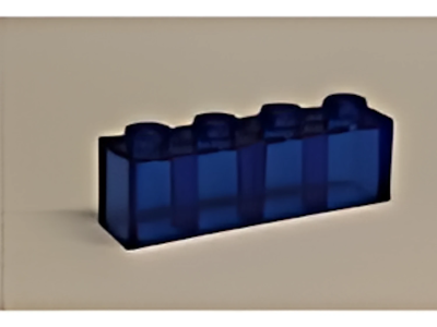 Кирпич LEGO Brick 1 x 4 3010 (6146) Trans-Dark Blue U
